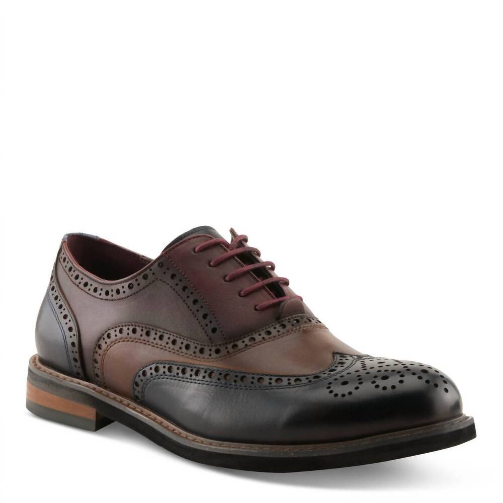 NEW L'ARTISTE men's niko shoes in brown multi